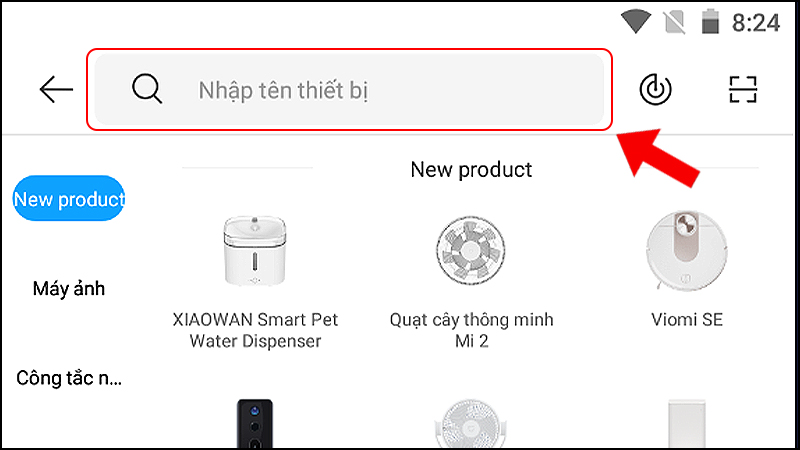 Nhập t&ecirc;n thiết bị để th&ecirc;m thủ c&ocirc;ng